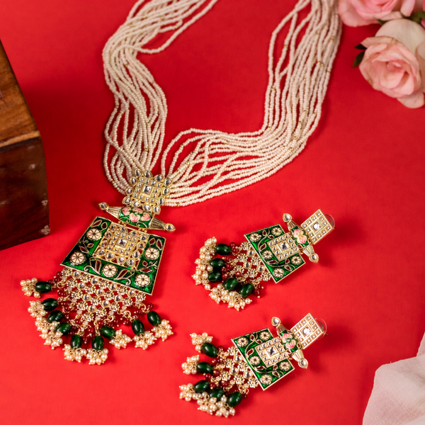 Rajwada Pearl Haar Set