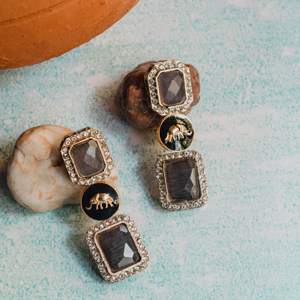 Sabyasachi Replica Stone Earrings