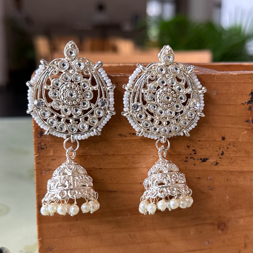 Chand Bali Mirror Earrings