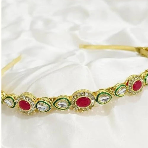 Small Stones Kundan Hairband