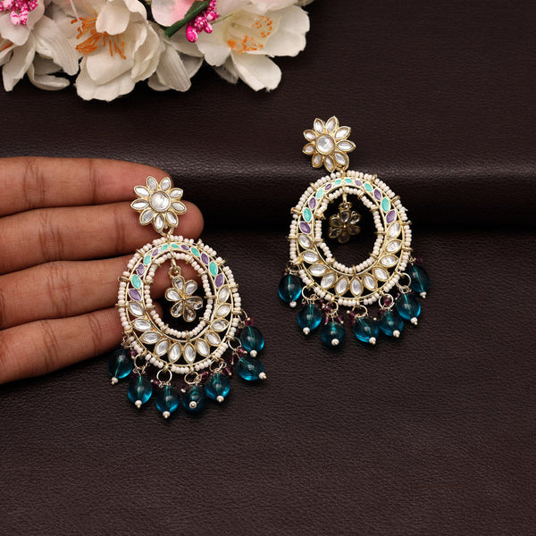 Royal Green Heer Earrings