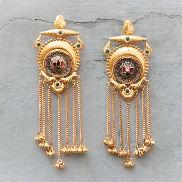 Gold Toned Kashmiri Jhumka