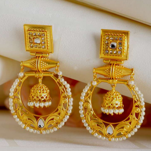 Alisha Brass Earrings
