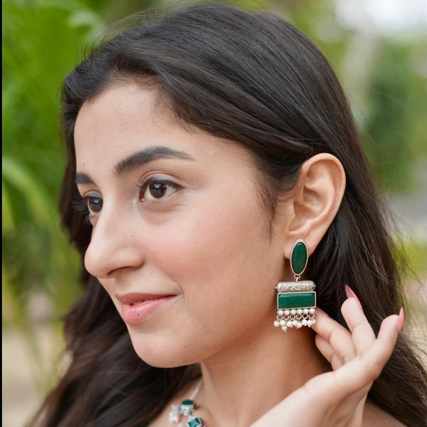Karishma Silver Replica Earrings