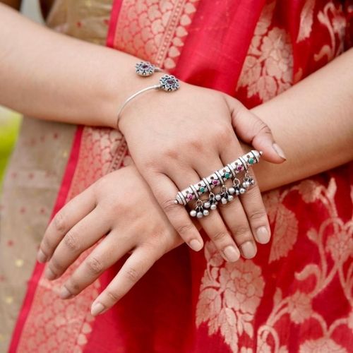 Silver Flute Ring